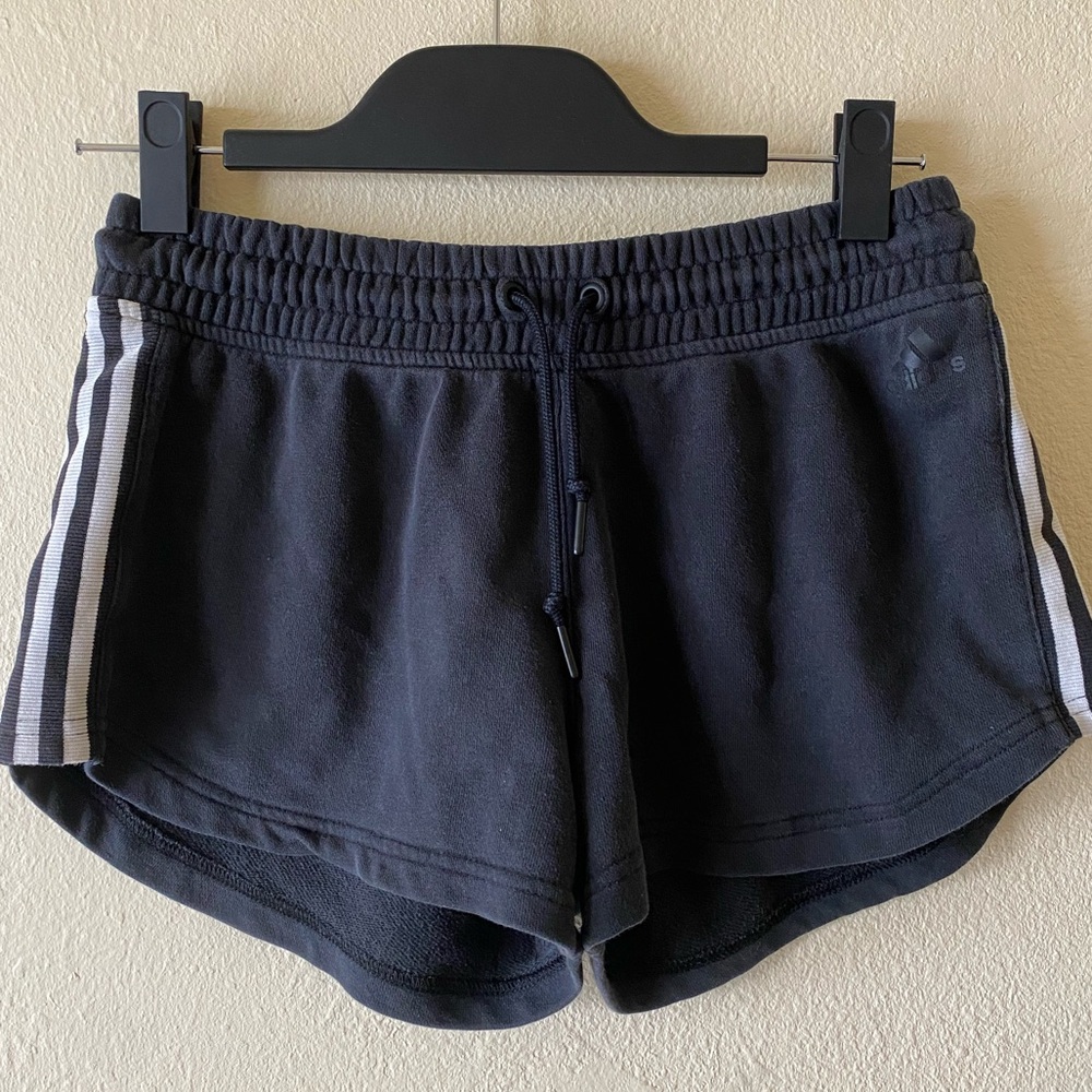 EUC Adidas 3stripe Sweat Shorts